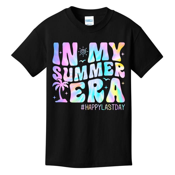 Tie Dye In My Summer Era Happy Last Day Of School Teacher Kids T-Shirt