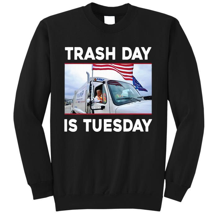 Trash Day Is Tuesday Trump Garbage Truck Love America Sweatshirt