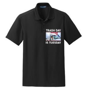 Trash Day Is Tuesday Trump Garbage Truck Love America Dry Zone Grid Polo