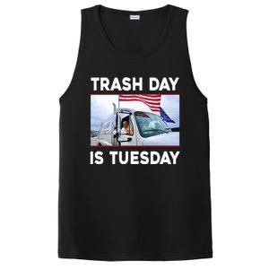 Trash Day Is Tuesday Trump Garbage Truck Love America PosiCharge Competitor Tank