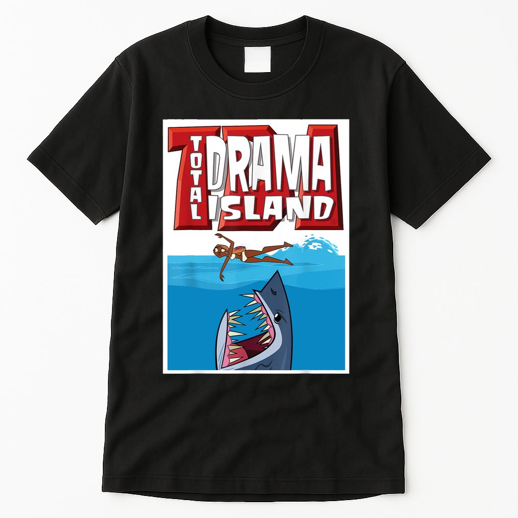 Total Drama Island Shark Logo Tall T-Shirt