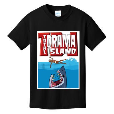 Total Drama Island Shark Logo Kids T-Shirt