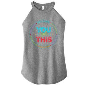 Testing Day ItS Test Day You Got This Teacher Student Women's Perfect Tri Rocker Tank