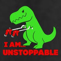 Trex Dinosaur I Am Unstoppable Gifts Xmas Adult Drive Performance Visor
