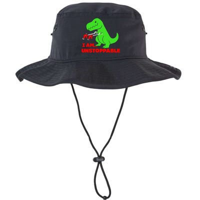 Trex Dinosaur I Am Unstoppable Gifts Xmas Legacy Cool Fit Booney Bucket Hat