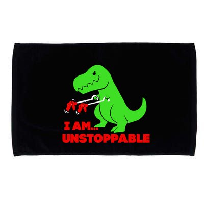 Trex Dinosaur I Am Unstoppable Gifts Xmas Microfiber Hand Towel