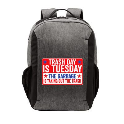 Trash Day Is Tuesday The Garbage Is Taking Out The Trash Vector Backpack
