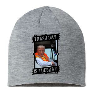 Trash Day Is Tuesday Love America Sustainable Beanie