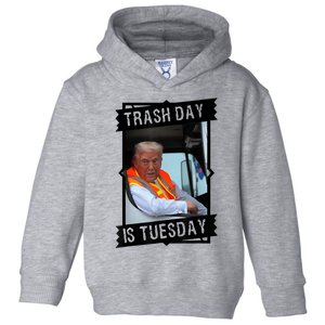 Trash Day Is Tuesday Love America Toddler Hoodie