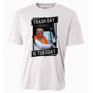 Trash Day Is Tuesday Love America Cooling Performance Crew T-Shirt