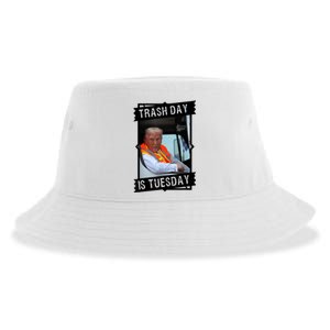 Trash Day Is Tuesday Love America Sustainable Bucket Hat