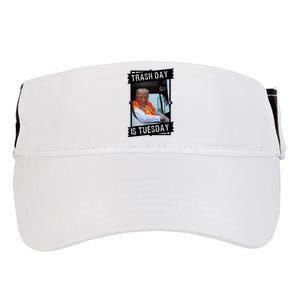 Trash Day Is Tuesday Love America Adult Drive Performance Visor