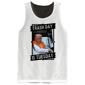 Trash Day Is Tuesday Love America Mesh Reversible Basketball Jersey Tank