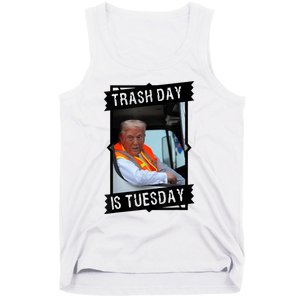 Trash Day Is Tuesday Love America Tank Top