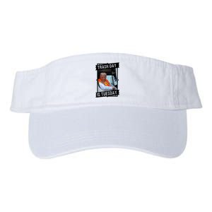 Trash Day Is Tuesday Love America Valucap Bio-Washed Visor