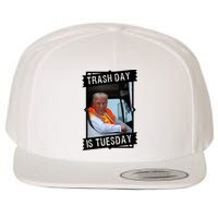 Trash Day Is Tuesday Love America Wool Snapback Cap