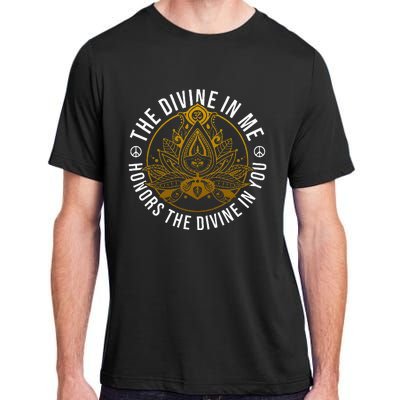 The Divine In Me Positive Message Spiritual Yoga Meditation Adult ChromaSoft Performance T-Shirt