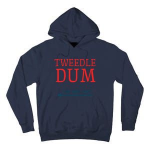 Tweedle Dum IM With Dee Couple & Friends Funny Lazy Costume Gift Tall Hoodie