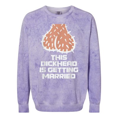 This Dickhead Is Getting Married, Party Colorblast Crewneck Sweatshirt