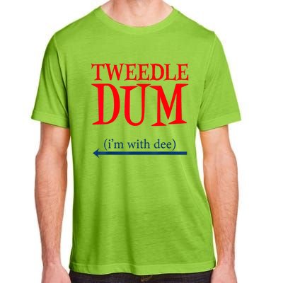 Tweedle Dum IM With Dee Lazy Couple Halloween Costumes Adult ChromaSoft Performance T-Shirt