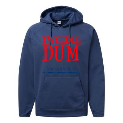 Tweedle Dum IM With Dee Lazy Couple Halloween Costumes Performance Fleece Hoodie