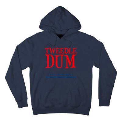 Tweedle Dum IM With Dee Lazy Couple Halloween Costumes Hoodie