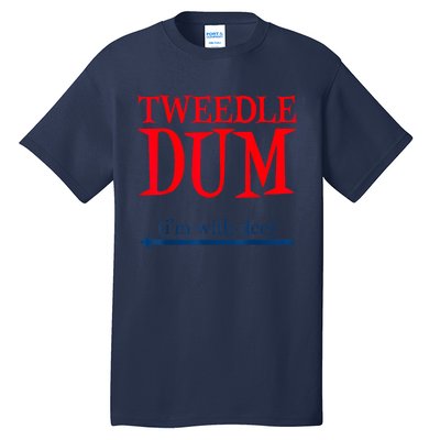 Tweedle Dum IM With Dee Lazy Couple Halloween Costumes Tall T-Shirt