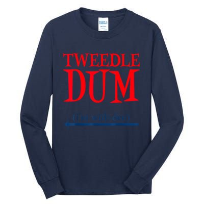 Tweedle Dum IM With Dee Lazy Couple Halloween Costumes Tall Long Sleeve T-Shirt