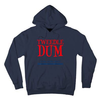 Tweedle Dum IM With Dee Lazy Couple Halloween Costumes Tall Hoodie