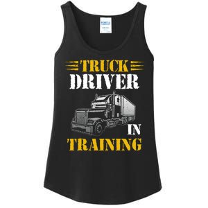 Truck Driver In Training Ladies Essential Tank