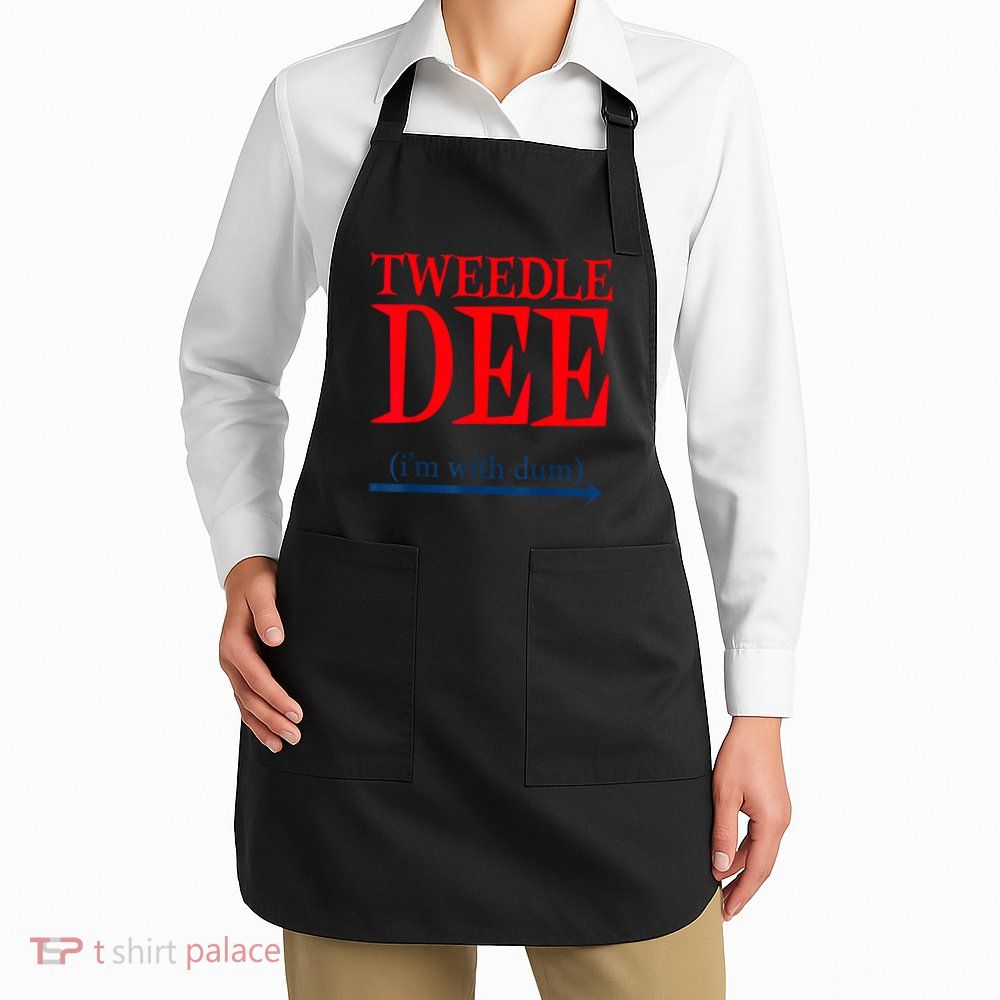 Tweedle Dee IM With Dum Lazy Couple Halloween Costumes Apron