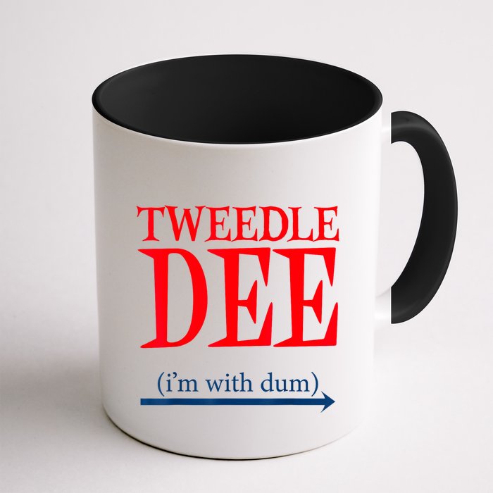 Tweedle Dee IM With Dum Lazy Couple Halloween Costumes Mug