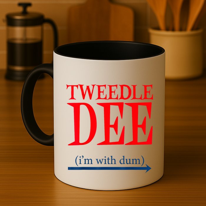 Tweedle Dee IM With Dum Lazy Couple Halloween Costumes Mug