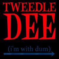 Tweedle Dee IM With Dum Lazy Couple Halloween Costumes Drawstring Bag