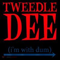 Tweedle Dee IM With Dum Lazy Couple Halloween Costumes Tank Top
