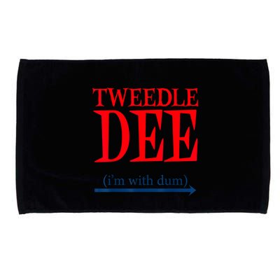 Tweedle Dee IM With Dum Lazy Couple Halloween Costumes Microfiber Hand Towel