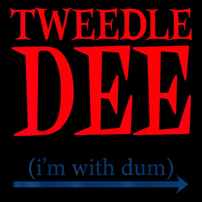 Tweedle Dee IM With Dum Lazy Couple Halloween Costumes Short Acrylic Beanie