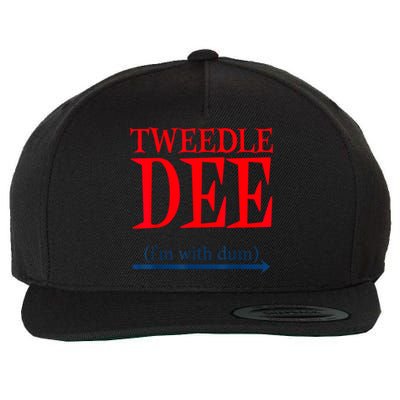 Tweedle Dee IM With Dum Lazy Couple Halloween Costumes Wool Snapback Cap