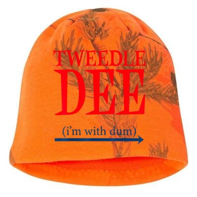 Tweedle Dee IM With Dum Lazy Couple Halloween Costumes Kati - Camo Knit Beanie