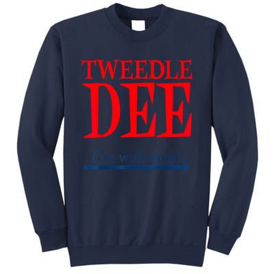 Tweedle Dee IM With Dum Lazy Couple Halloween Costumes Sweatshirt