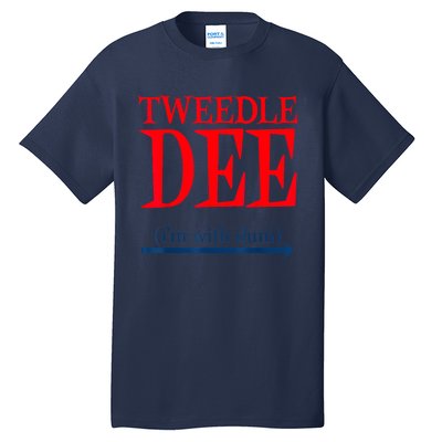 Tweedle Dee IM With Dum Lazy Couple Halloween Costumes Tall T-Shirt