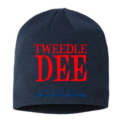 Tweedle Dee IM With Dum Lazy Couple Halloween Costumes Sustainable Beanie