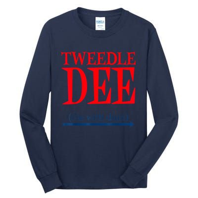 Tweedle Dee IM With Dum Lazy Couple Halloween Costumes Tall Long Sleeve T-Shirt