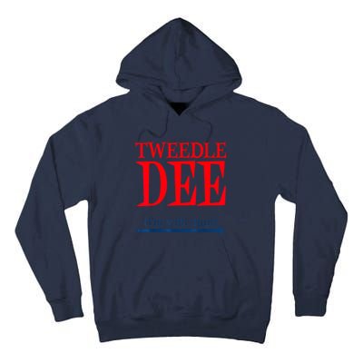 Tweedle Dee IM With Dum Lazy Couple Halloween Costumes Tall Hoodie