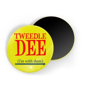 Tweedle Dee IM With Dum Lazy Couple Halloween Costumes Magnet