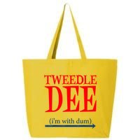 Tweedle Dee IM With Dum Lazy Couple Halloween Costumes 25L Jumbo Tote