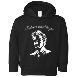 Tenth Doctor I Don&X27;T Want To Go Toddler Hoodie