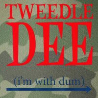 Tweedle Dee Im With Dum Lazy Couple Halloween Legacy Tie Dye Trucker Hat