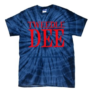 Tweedle Dee Im With Dum Lazy Couple Halloween Tie-Dye T-Shirt