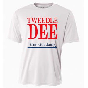 Tweedle Dee Im With Dum Lazy Couple Halloween Cooling Performance Crew T-Shirt